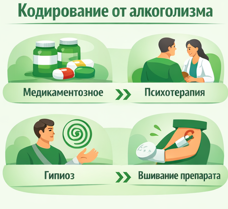 кодирование от алкоголизма в Поронайске Санати